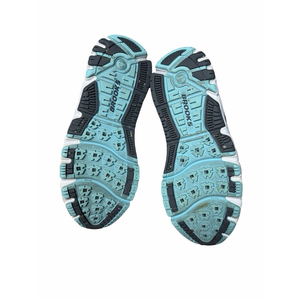Brooks Addiction 12 Running Shoes Women's Size 9.5 B Grey Teal A12 DNA Sneakers - Picture 8 of 9